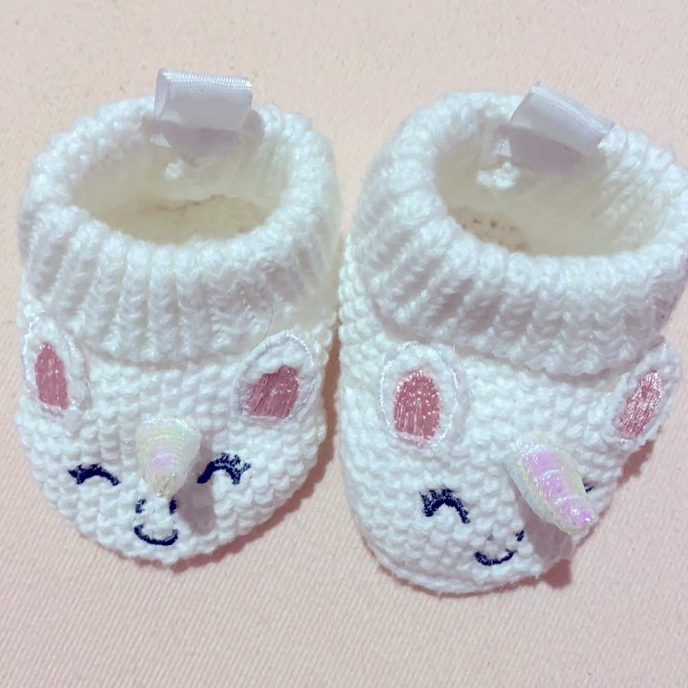 Newborn Unicorn Booties